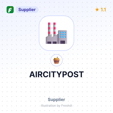 AIRCITYPOST – summary card, no photo uploaded yet