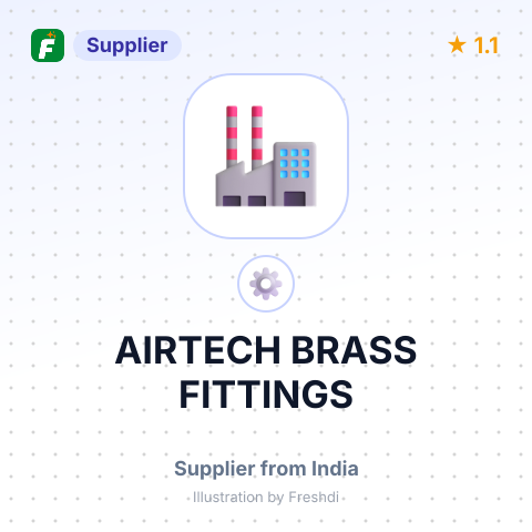 AIRTECH BRASS FITTINGS – summary card, no photo uploaded yet