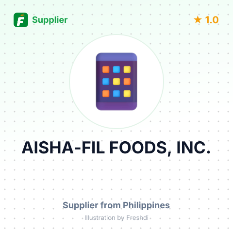 AISHA-FIL FOODS, INC. – summary card, no photo uploaded yet