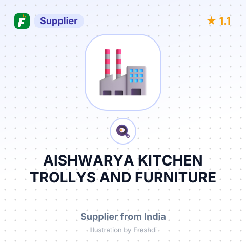 AISHWARYA KITCHEN TROLLYS AND FURNITURE – summary card, no photo uploaded yet