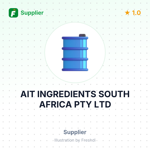 AIT INGREDIENTS SOUTH AFRICA PTY LTD – summary card, no photo uploaded yet