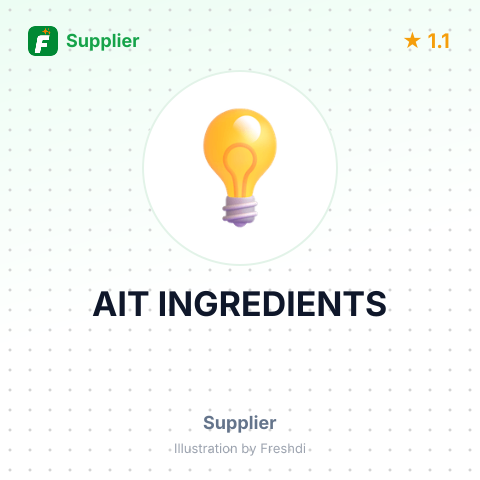 AIT INGREDIENTS – summary card, no photo uploaded yet