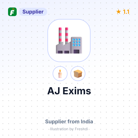 AJ Exims  – summary card, no photo uploaded yet