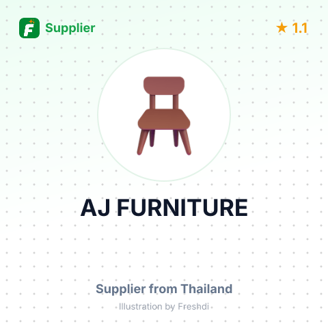 AJ FURNITURE – summary card, no photo uploaded yet