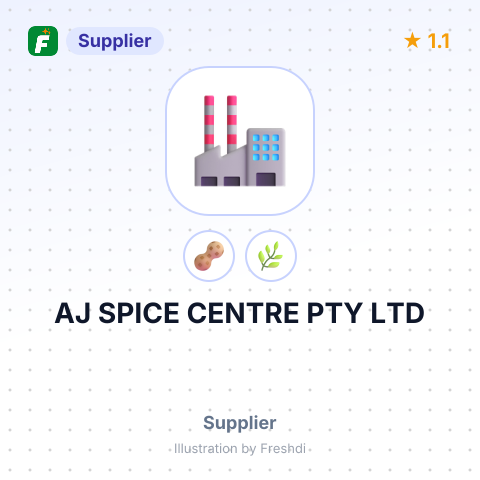 AJ SPICE CENTRE PTY LTD – summary card, no photo uploaded yet