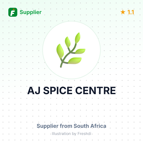 AJ SPICE CENTRE – summary card, no photo uploaded yet
