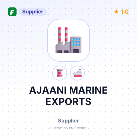 AJAANI MARINE EXPORTS – summary card, no photo uploaded yet