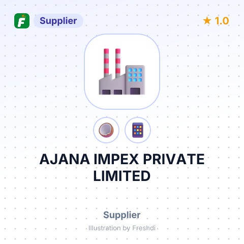 AJANA IMPEX PRIVATE LIMITED – summary card, no photo uploaded yet