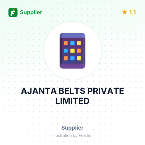 AJANTA BELTS PRIVATE LIMITED – summary card, no photo uploaded yet