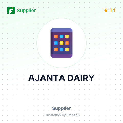 AJANTA DAIRY – summary card, no photo uploaded yet