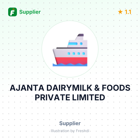 AJANTA DAIRYMILK & FOODS PRIVATE LIMITED – summary card, no photo uploaded yet