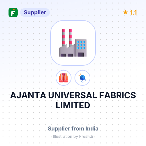 AJANTA UNIVERSAL FABRICS LIMITED – summary card, no photo uploaded yet