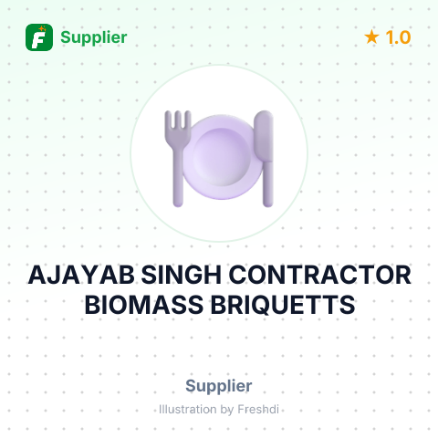 AJAYAB SINGH CONTRACTOR BIOMASS BRIQUETTS – summary card, no photo uploaded yet