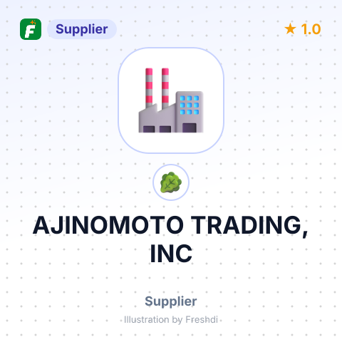 AJINOMOTO TRADING, INC – summary card, no photo uploaded yet