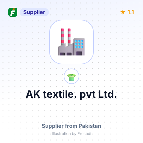 AK textile. pvt Ltd. – summary card, no photo uploaded yet