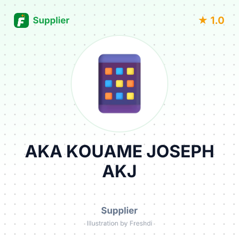 AKA KOUAME JOSEPH AKJ – summary card, no photo uploaded yet