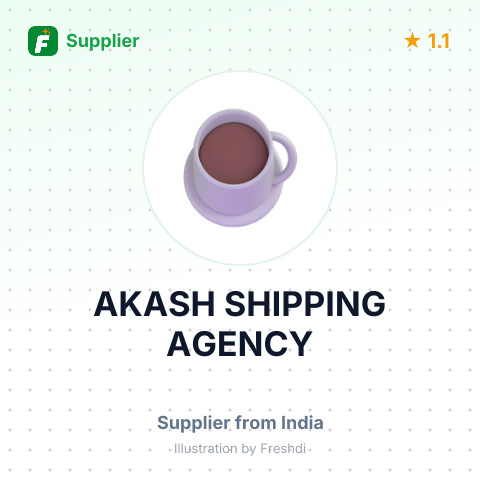AKASH SHIPPING AGENCY – summary card, no photo uploaded yet