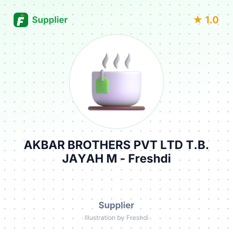 AKBAR BROTHERS PVT LTD T.B. JAYAH M – summary card, no photo uploaded yet