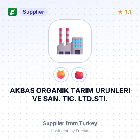 AKBAS ORGANIK TARIM URUNLERI VE SAN. TIC. LTD.STI. – summary card, no photo uploaded yet