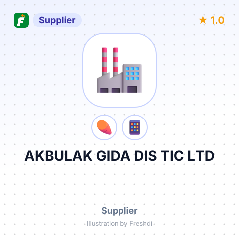 AKBULAK GIDA DIS TIC LTD – summary card, no photo uploaded yet