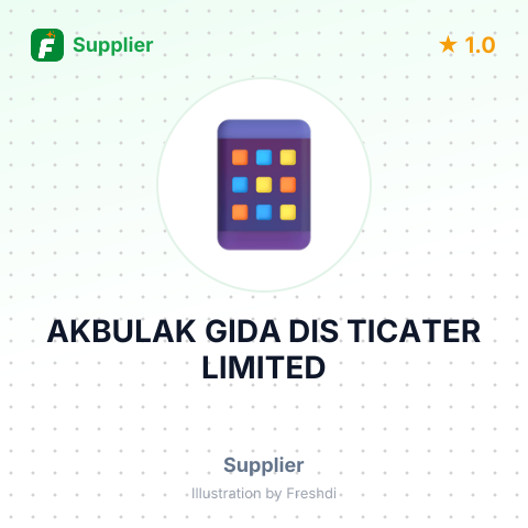 AKBULAK GIDA DIS TICATER LIMITED – summary card, no photo uploaded yet