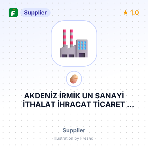 AKDENİZ İRMİK UN SANAYİ İTHALAT İHRACAT TİCARET ANONİM ŞİRKETİ – summary card, no photo uploaded yet