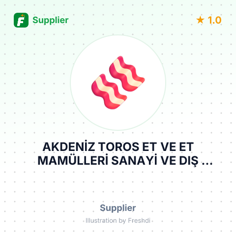 AKDENİZ TOROS ET VE ET MAMÜLLERİ SANAYİ VE DIŞ TİCARET ANONİM ŞİRKETİ – summary card, no photo uploaded yet
