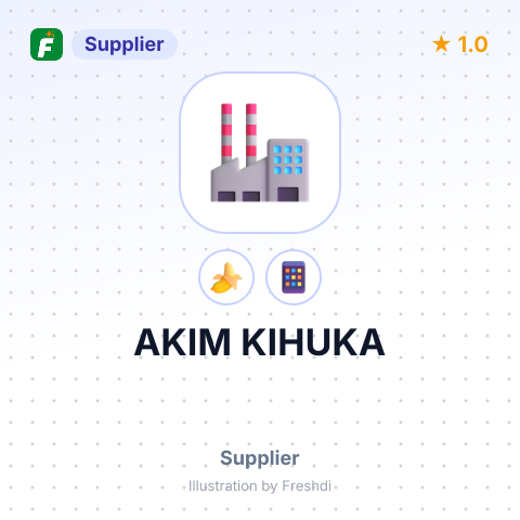 AKIM KIHUKA – summary card, no photo uploaded yet