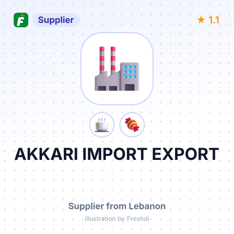 AKKARI IMPORT EXPORT – summary card, no photo uploaded yet