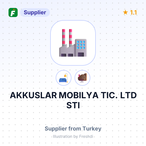 AKKUSLAR MOBILYA TIC. LTD STI – summary card, no photo uploaded yet