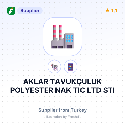 AKLAR TAVUKÇULUK POLYESTER NAK TIC LTD STI – summary card, no photo uploaded yet