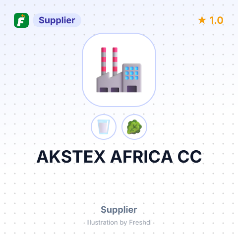 AKSTEX AFRICA CC – summary card, no photo uploaded yet