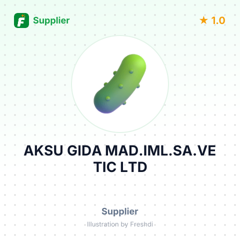 AKSU GIDA MAD.IML.SA.VE TIC LTD – summary card, no photo uploaded yet