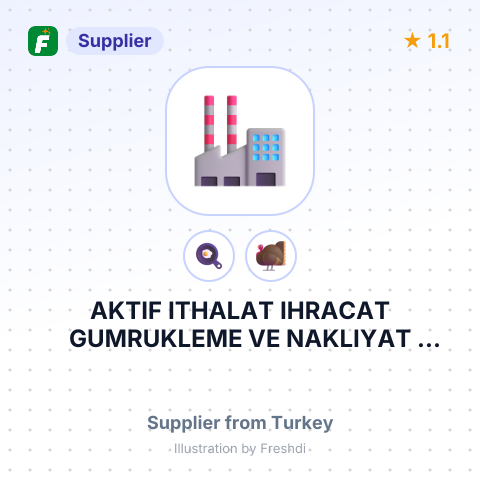 AKTIF ITHALAT IHRACAT GUMRUKLEME VE NAKLIYAT LIMITED SIRKETI – summary card, no photo uploaded yet