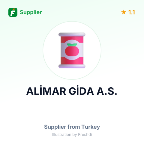 ALİMAR GİDA A.S. – summary card, no photo uploaded yet