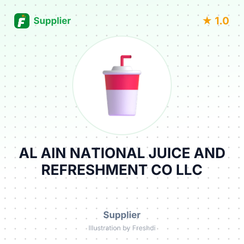 AL AIN NATIONAL JUICE AND REFRESHMENT CO LLC – summary card, no photo uploaded yet