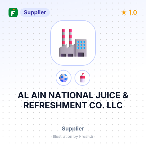 AL AIN NATIONAL JUICE & REFRESHMENT CO. LLC – summary card, no photo uploaded yet