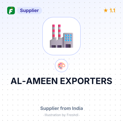AL-AMEEN EXPORTERS – summary card, no photo uploaded yet