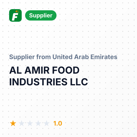 AL AMIR FOOD INDUSTRIES LLC – summary card, no photo uploaded yet