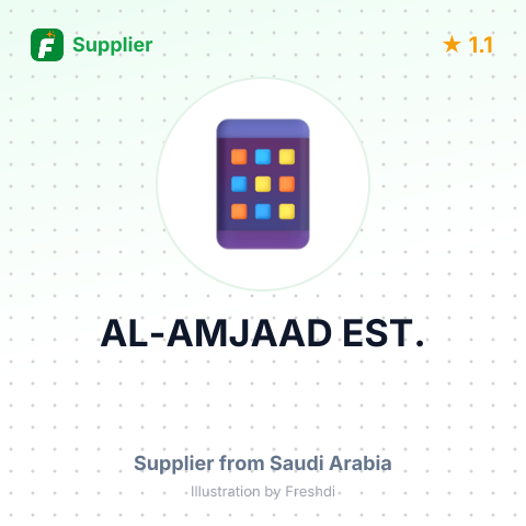 AL-AMJAAD EST. – summary card, no photo uploaded yet