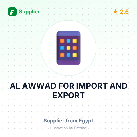 AL AWWAD FOR IMPORT AND EXPORT – summary card, no photo uploaded yet
