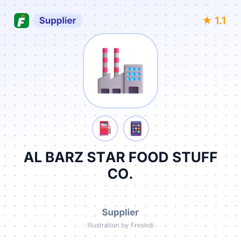 AL BARZ STAR FOOD STUFF CO. – summary card, no photo uploaded yet