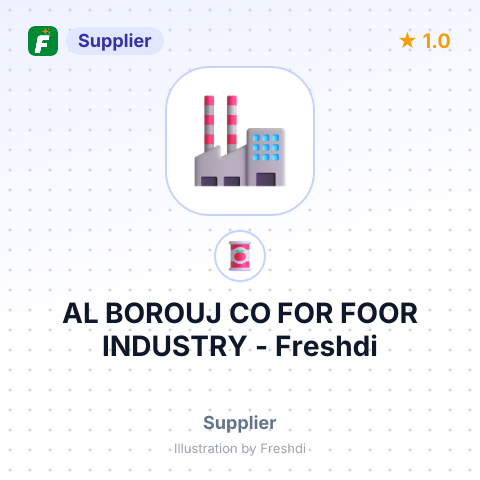AL BOROUJ CO FOR FOOR INDUSTRY – summary card, no photo uploaded yet