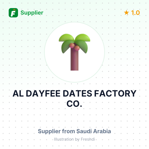AL DAYFEE DATES FACTORY CO. – summary card, no photo uploaded yet