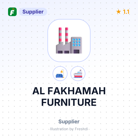 AL FAKHAMAH FURNITURE – summary card, no photo uploaded yet