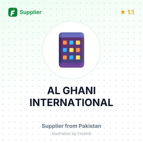 AL GHANI INTERNATIONAL – summary card, no photo uploaded yet