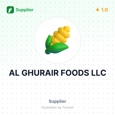 AL GHURAIR FOODS LLC – summary card, no photo uploaded yet