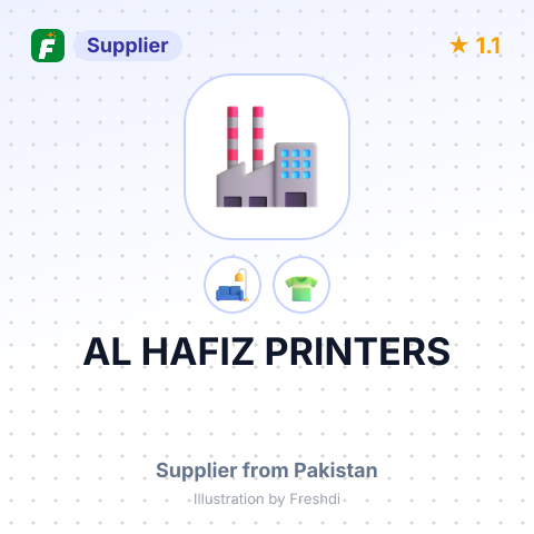 AL HAFIZ PRINTERS – summary card, no photo uploaded yet