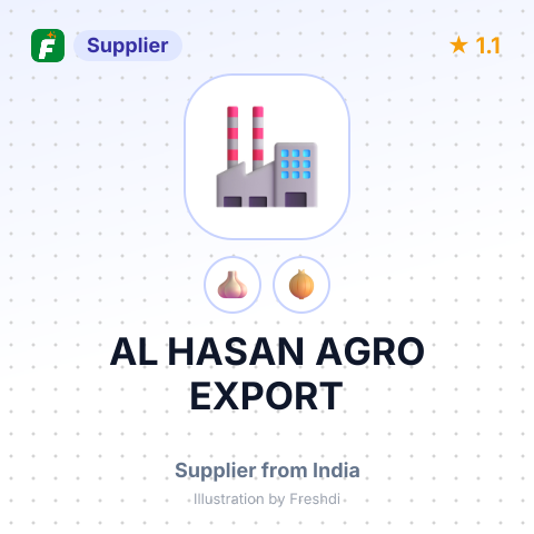 AL HASAN AGRO EXPORT – summary card, no photo uploaded yet