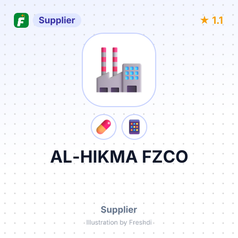 AL-HIKMA FZCO – summary card, no photo uploaded yet